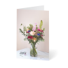 Grußkarte „Stilvolle Blumensträuße“ kaufen im UNICEF Grußkartenshop. Bild 1