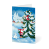Weihnachtskarte „Verzauberter Winterwald“ kaufen im UNICEF Grußkartenshop. Bild 1