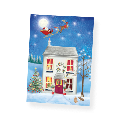 Weihnachtskarte „Postkarten Weihnachtliche Postkarten“ kaufen im UNICEF Grußkartenshop. Bild 1