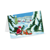 Weihnachtskarte „Verzauberter Winterwald“ kaufen im UNICEF Grußkartenshop. Bild 3