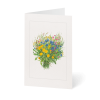 Grußkarte „Malerische Blumensträuße“ kaufen im UNICEF Grußkartenshop. Bild 1