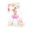 Grußkarte „Grace Ciao Blütenkleider“ kaufen im UNICEF Grußkartenshop. Bild 3